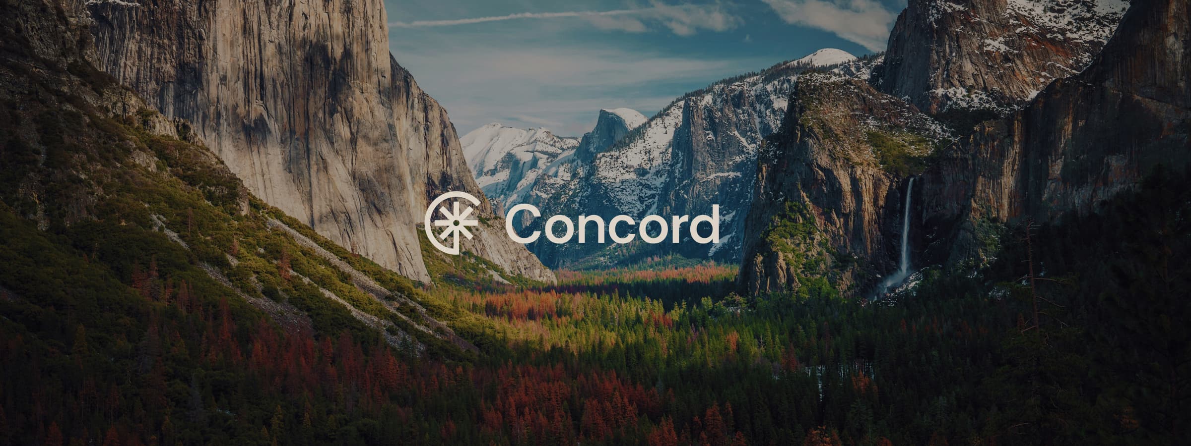 Concord logo and banner