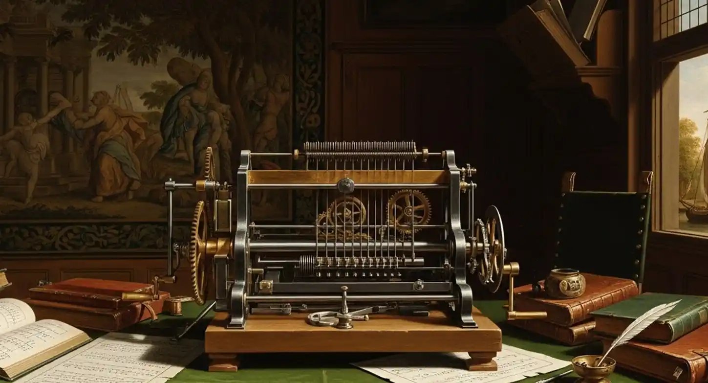 Difference Engine Painting compressed card