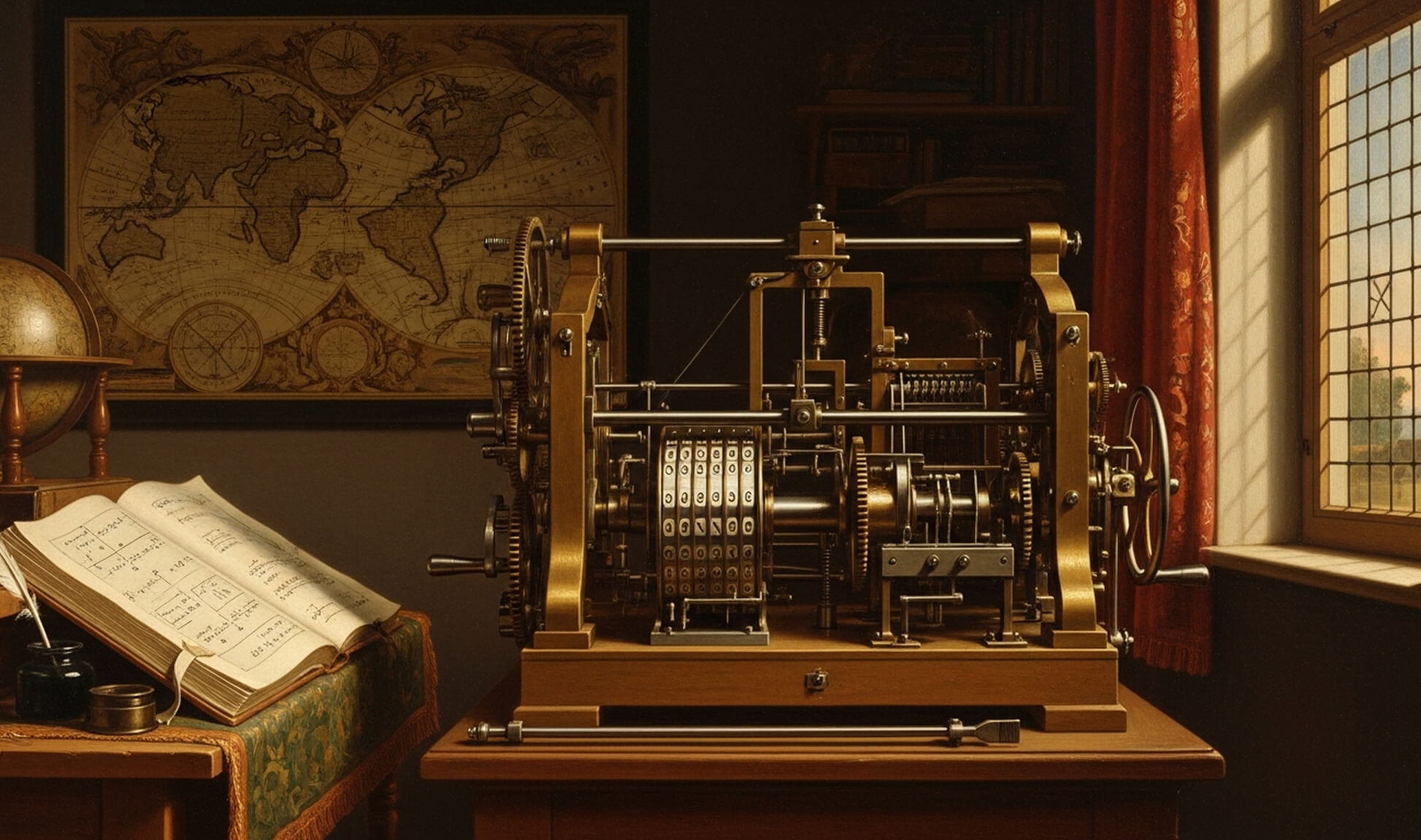 A difference engine a classic painting