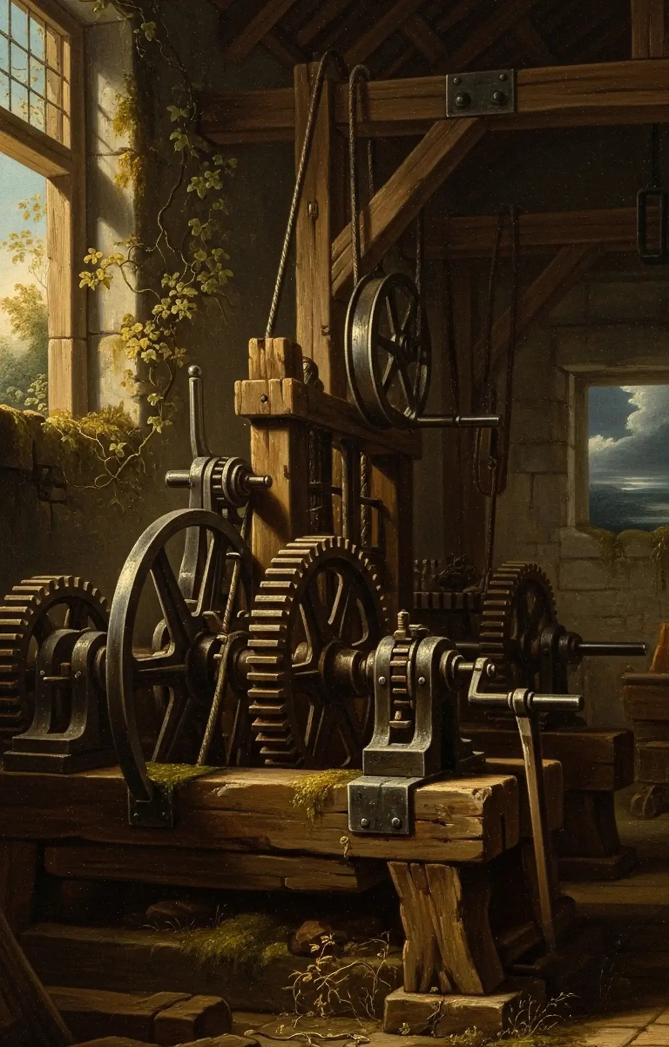 Tech machinery painting